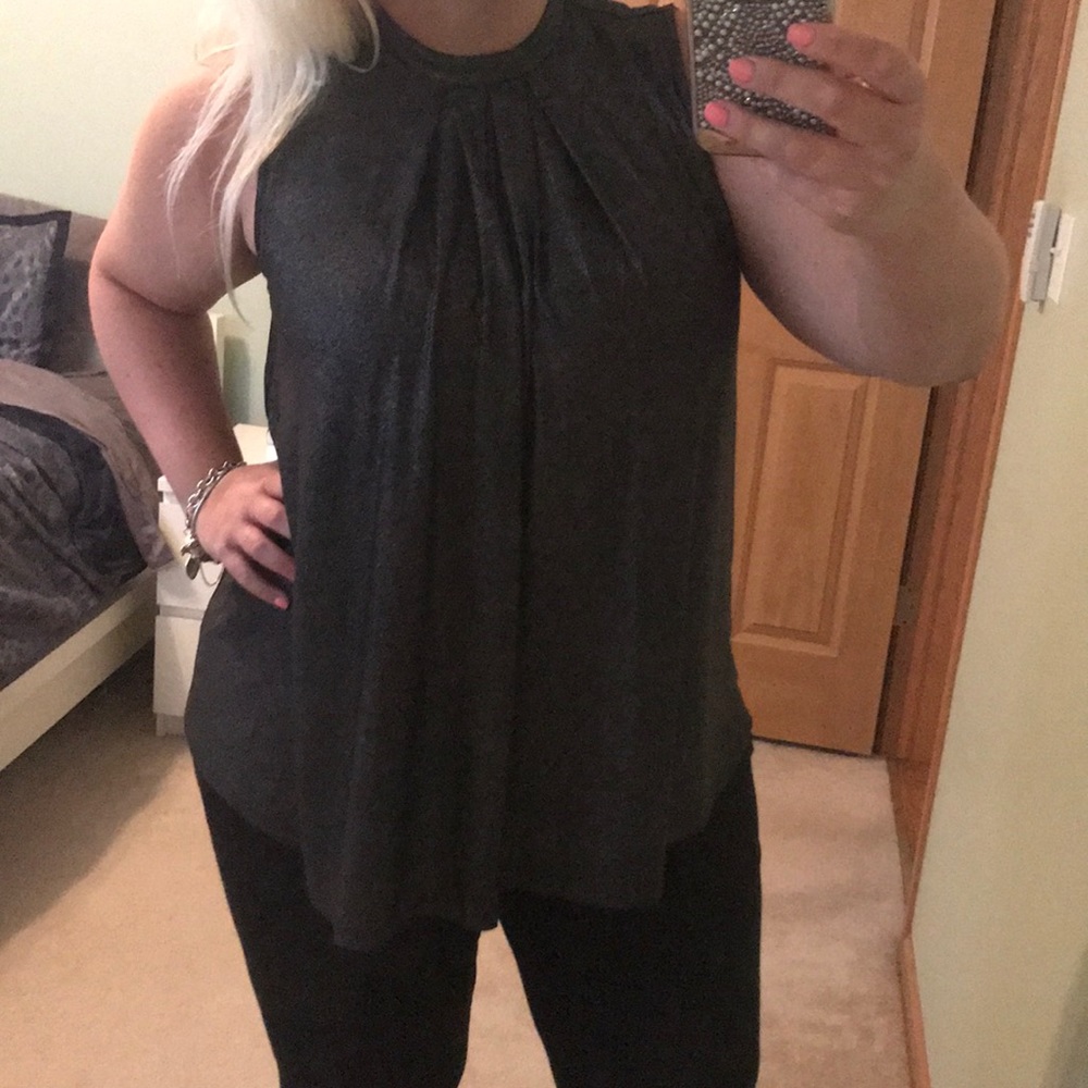 Lane Bryant high neck flowy tank top size 14/16